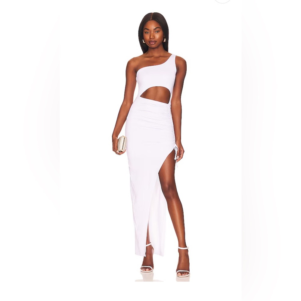 Superdown Alanie Maxi Dress in White